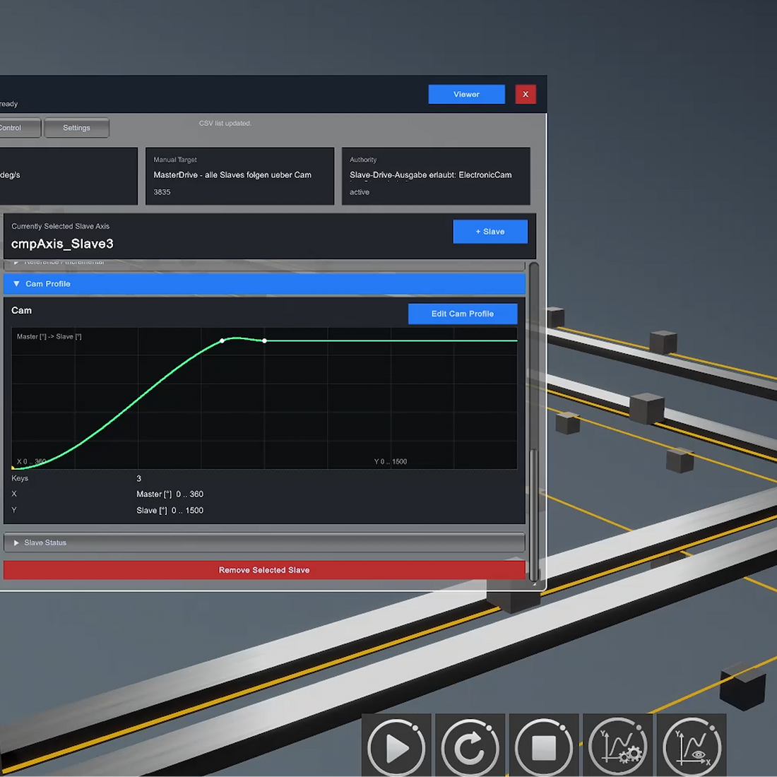 Dev Report 01: NexaTwin Mechanic Validation mit Electronic Cam Manager