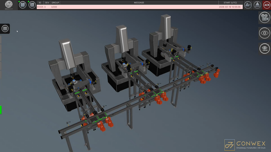 Surveying system – Digital Twin (NexaTwin) | Simulation & Validation | NexaSwift