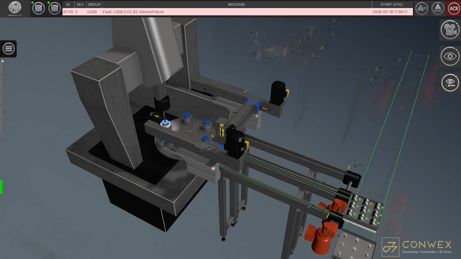 Surveying system – Digital Twin (NexaTwin) | Simulation & Validation | NexaSwift