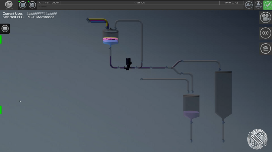 Füllstandssystem (Liquide Prozesse) Digitaler Zwilling | NexaTwin Simulation & Validierung